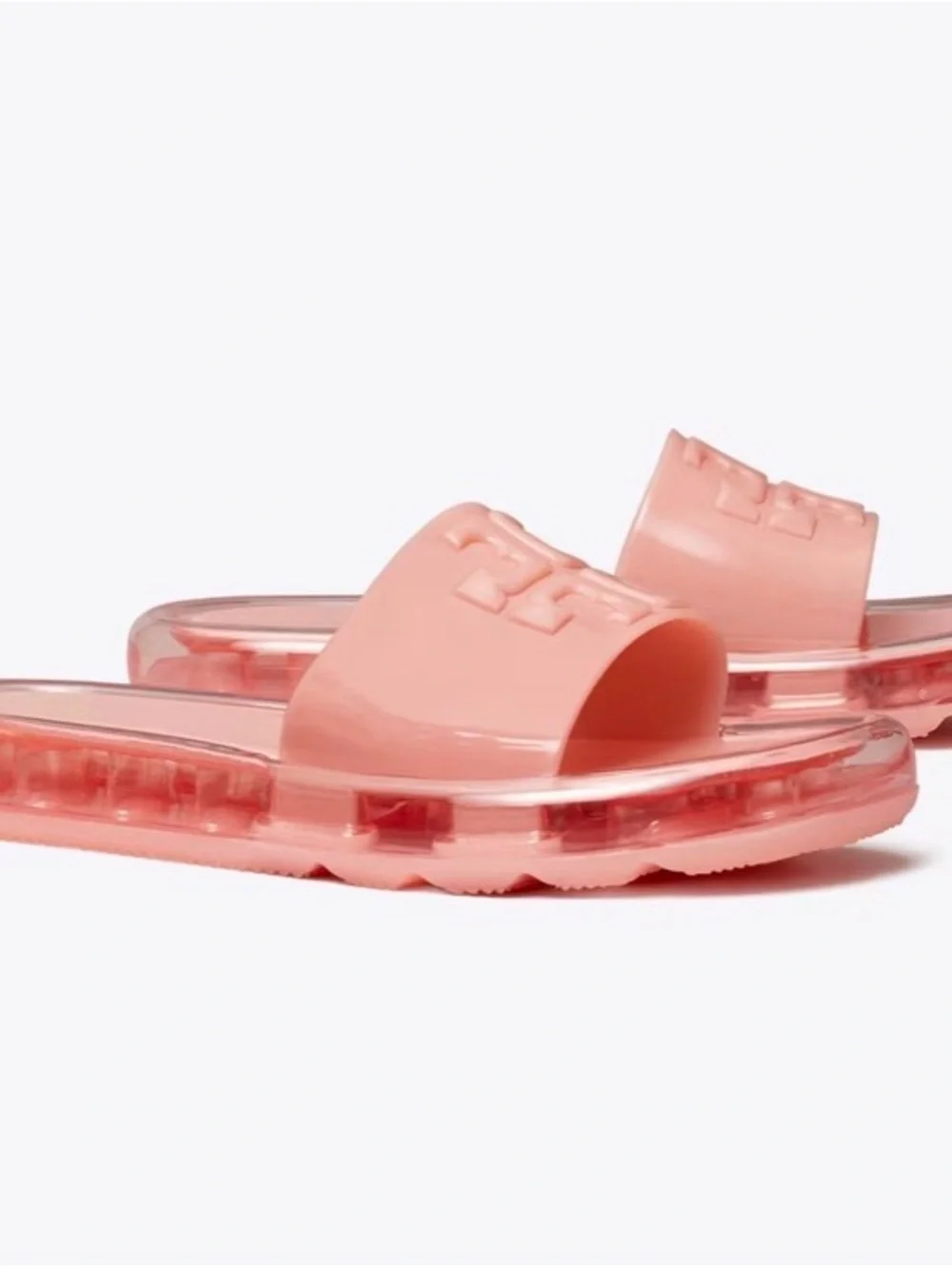 Tory Burch Pink Pool Summer Jelly Mule Slide Sandals – Women's Size 11